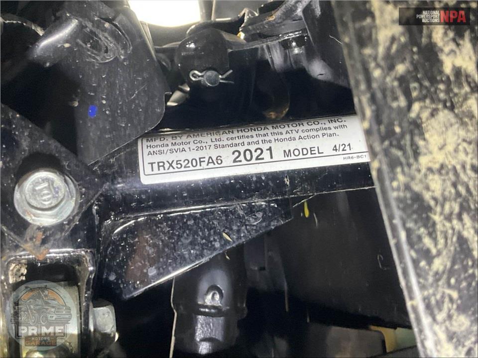 2021 Honda TRX520FA6 FOURTRAX FOREMAN RUBICON DCT (ELECTRIC POWER STEERING) — фото 24