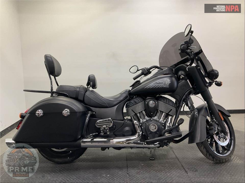 2018 Indian Motorcycle SPRINGFIELD DARK HORSE (THUNDER BLACK) — фото 1