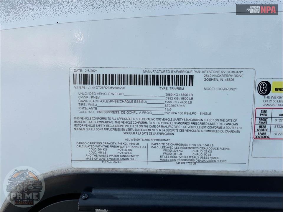 2021 Keystone Rv M-26 RBS - COUGAR SERIES — фото 49