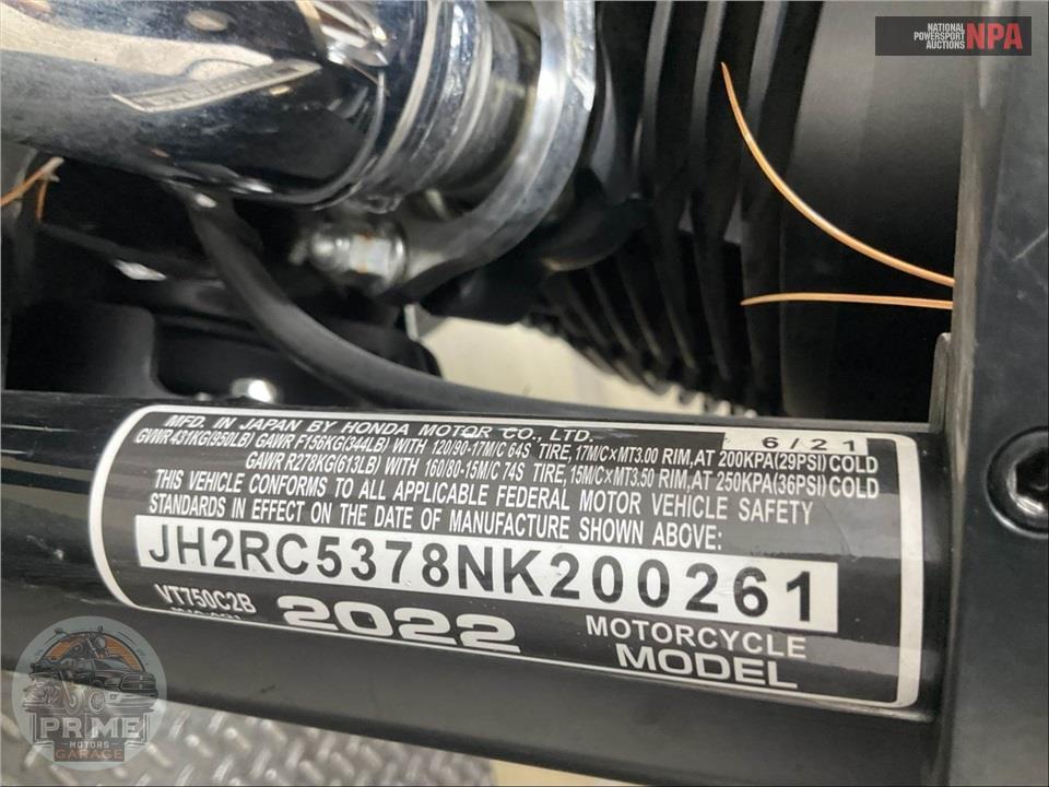 2022 Honda VT750C2B SHADOW PHANTOM — фото 39