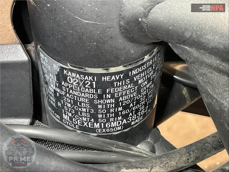 2021 Kawasaki EX650MMFAL NINJA 650 (ABS) — фото 39