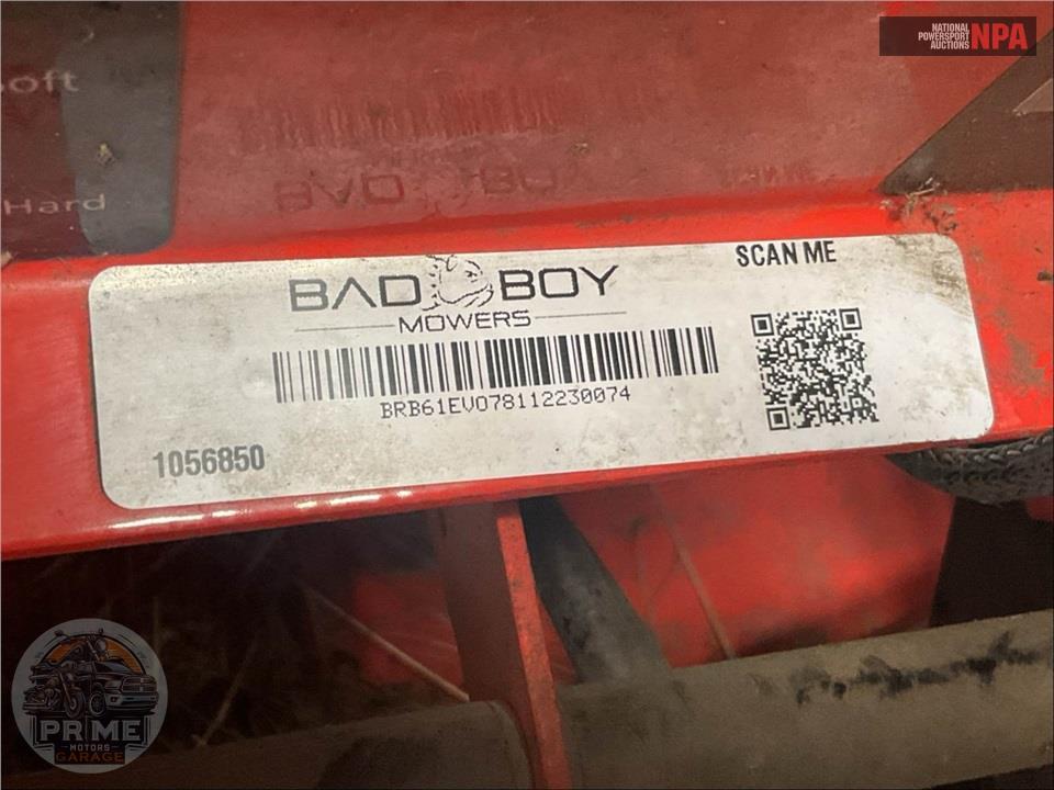 2024 Bad Boy Mowers REBEL 61" KAWASAKI 781VEVO 822CC — фото 12
