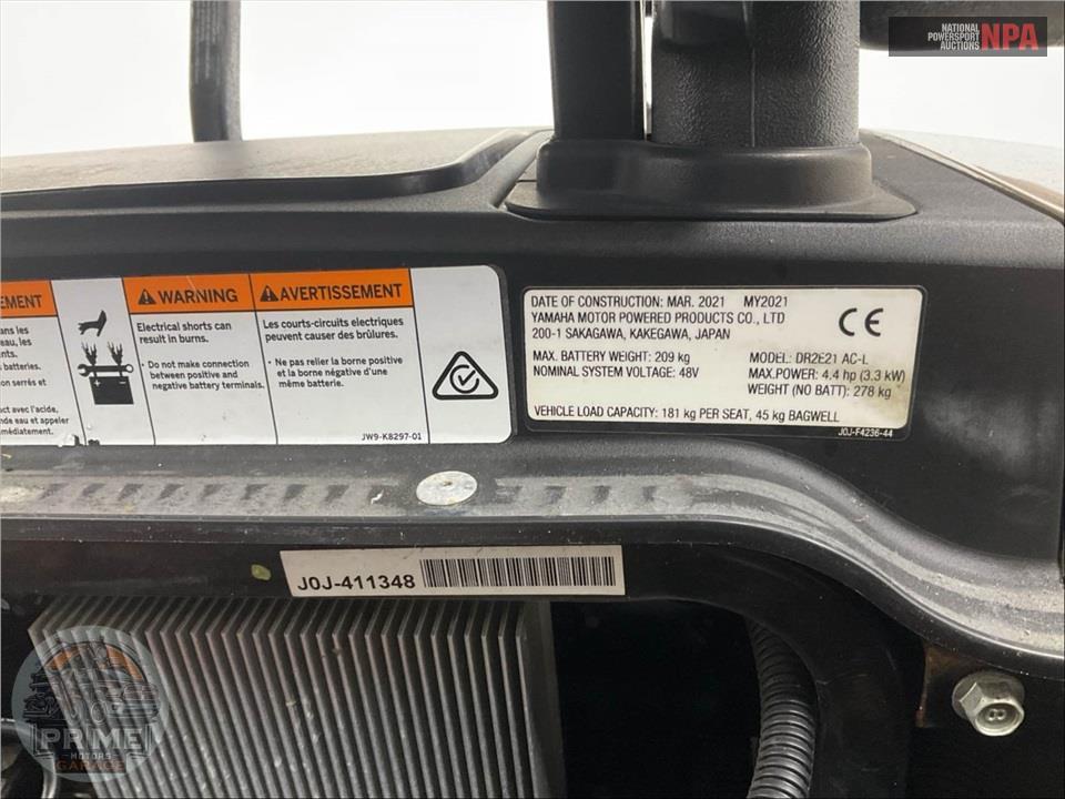 2021 Yamaha DR2EV1XAC FLEET — фото 13