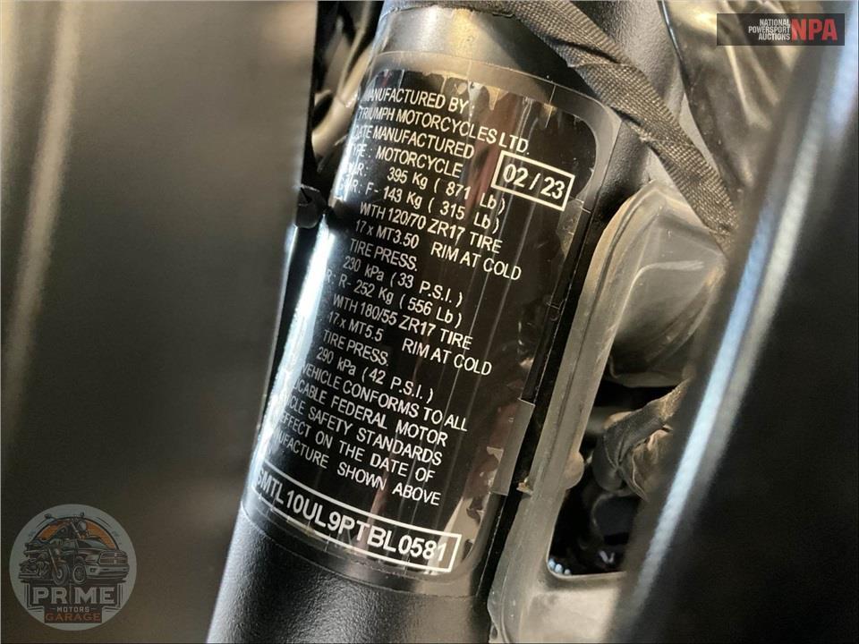 2023 Triumph TRIDENT (BLACK) — фото 16
