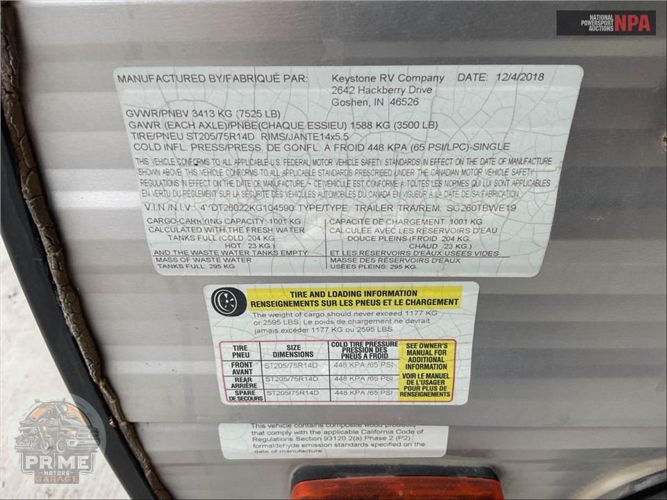 2019 Keystone Rv M-260 TBWE - SPRINGDALE ECO-LITE SERIES — фото 46