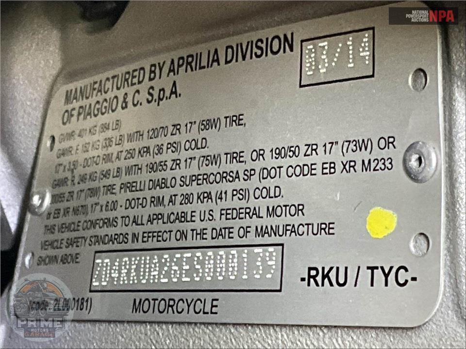 2014 Aprilia RSV4 FACTORY APRC — фото 33