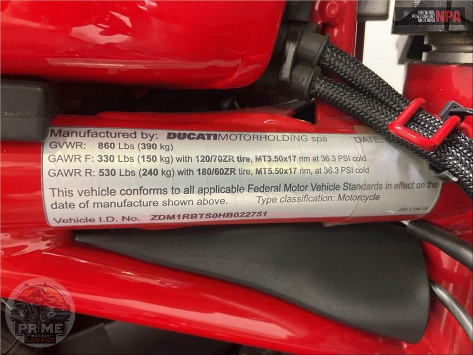 2017 Ducati MONSTER 821 STRIPE — фото 21