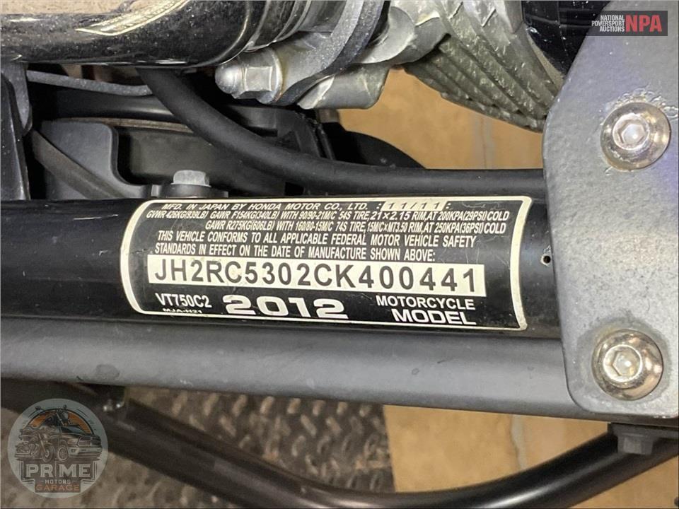 2012 Honda VT750C2C SHADOW SPIRIT — фото 33