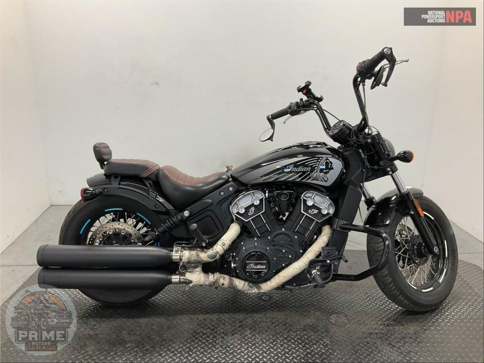 2020 Indian Motorcycle SCOUT BOBBER TWENTY ABS (THUNDER BLACK) — фото 1