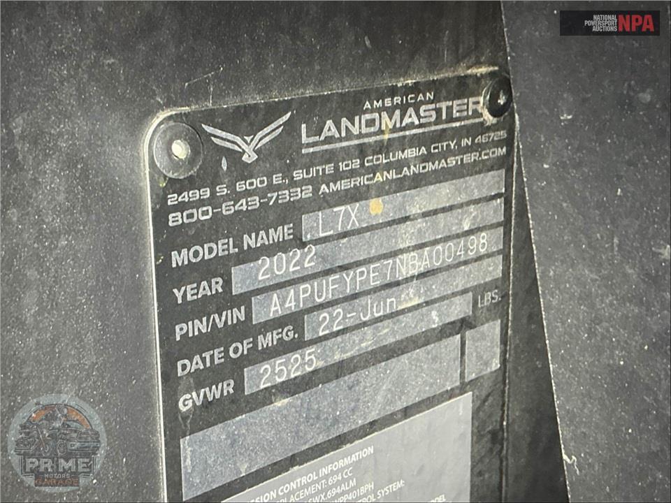 2022 American Landmaster L7X — фото 38