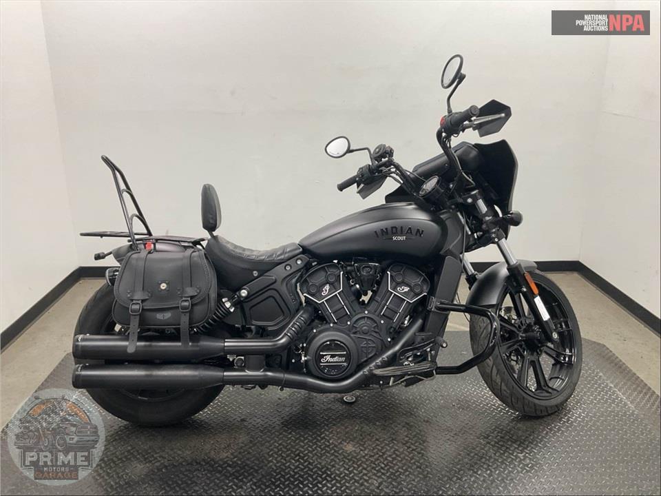 2023 Indian Motorcycle SCOUT ROGUE (ABS, BLACK METALLIC) — фото 1