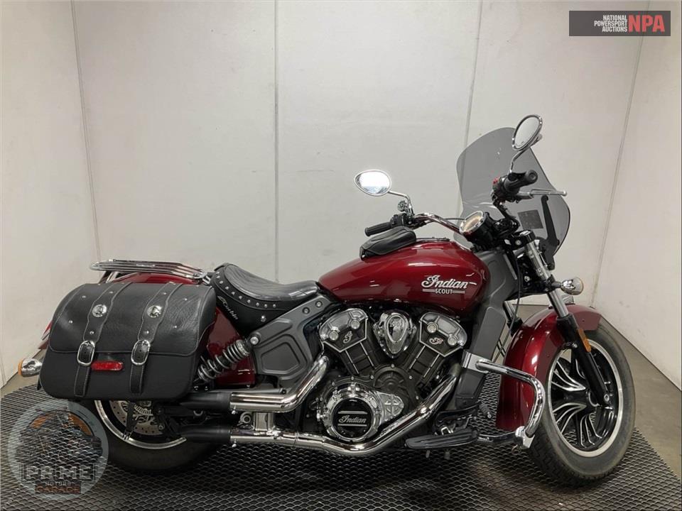 2017 INDIAN MOTORCYCLE SCOUT (ABS, BURGUNDY METALLIC)