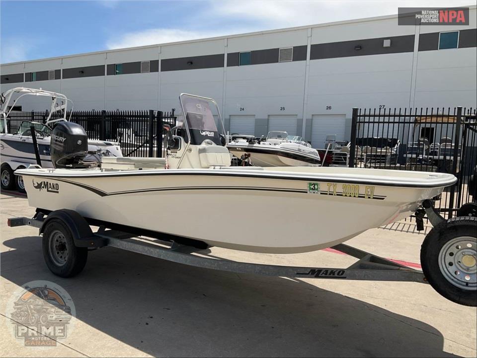 2019 Mako Marine PRO SKIFF 15 CC(**) L:15 E:1 60HP MERC OB — фото 1