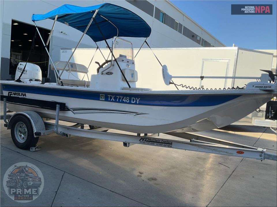 2018 CAROLINA SKIFF 18/CC JVX PRE-RIG SERIES L=18/E=1 70HP SUZUKI OB