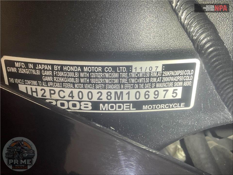 2008 Honda CBR600RR8 — фото 36
