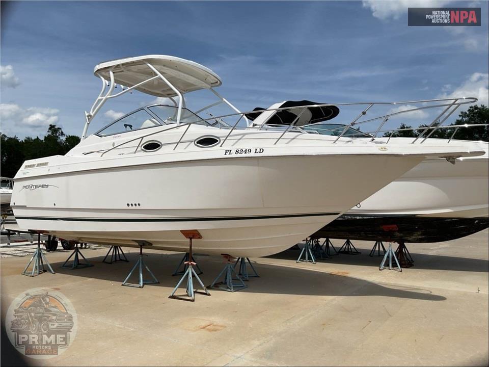 2000 MONTEREY BOAT 276 CRUISER L=29/E=2- MERCRUISER