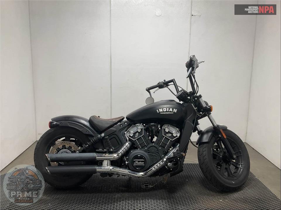 2021 Indian Motorcycle SCOUT BOBBER (ABS, BLACK SMOKE) — фото 1