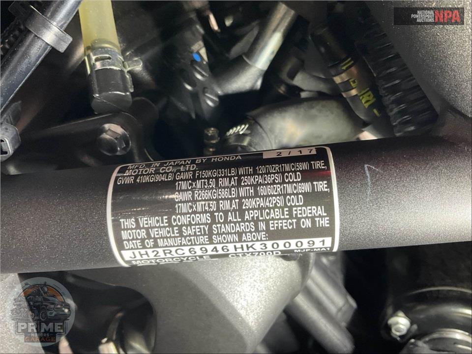 2017 Honda CTX700 DCT — фото 22