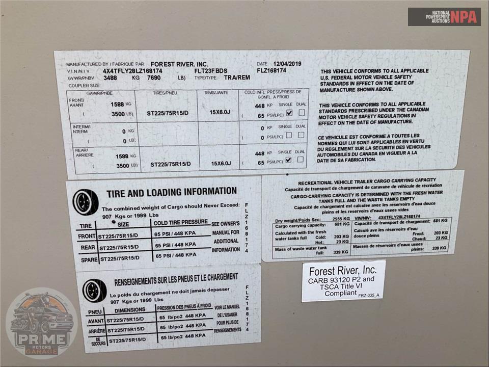 2020 Flagstaff By Forest River M-23FBDS - SUPER LITE SERIES — фото 31