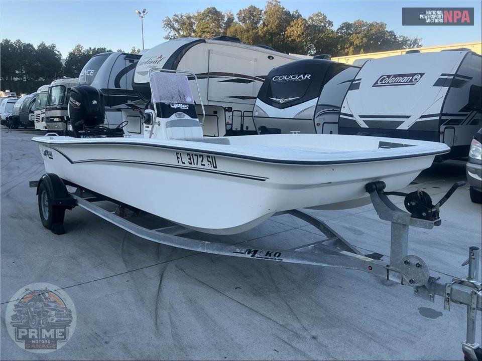 2021 Mako Marine PRO SKIFF 17 CC(**) L=17/E=1-75HP MERCURY OB — фото 1