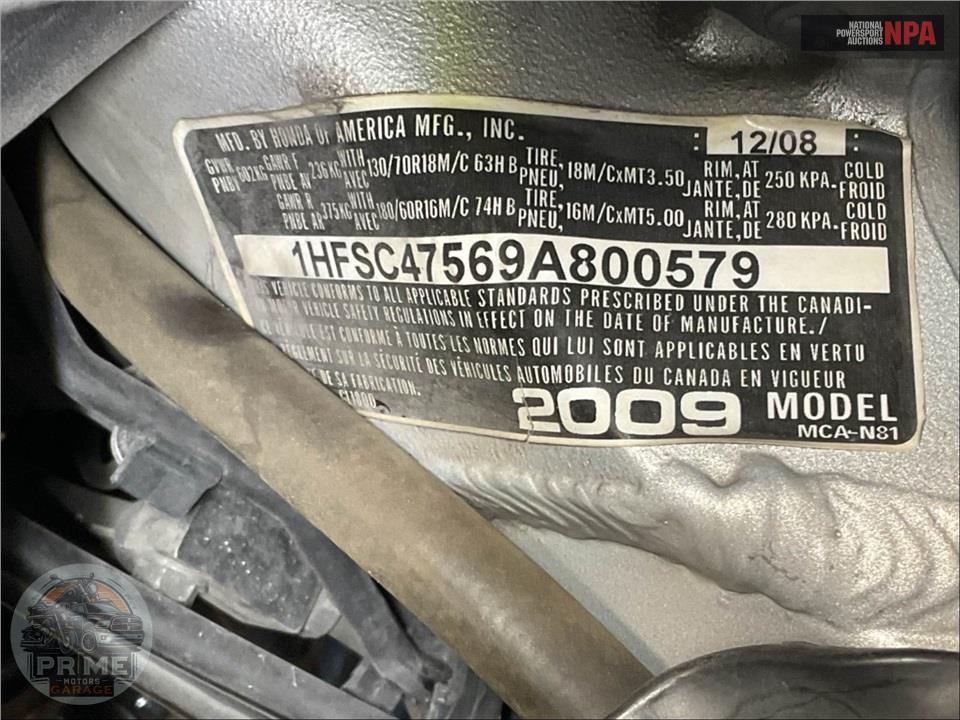 2009 Honda GL1800HPNAM9 GLDWNG ABS** — фото 39