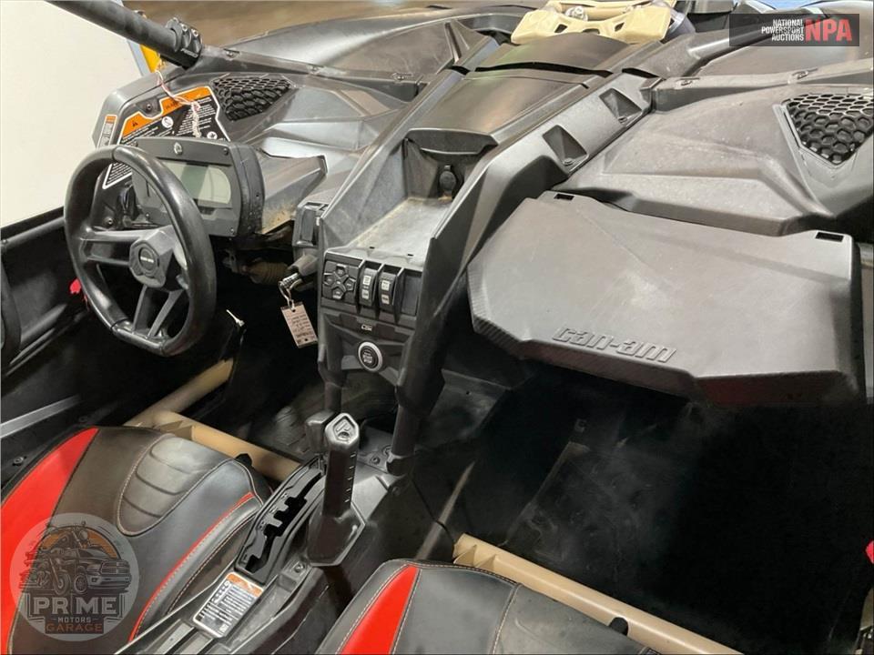 2021 Can-Am MAVERICK X3 MAX X DS TURBO RR (DESERT TAN & CARBON BLACK, RED) — фото 8