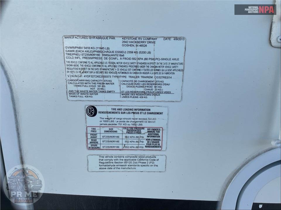 2014 Keystone Rv M-327RES COUGAR FIFTH WHEEL SERIES — фото 49