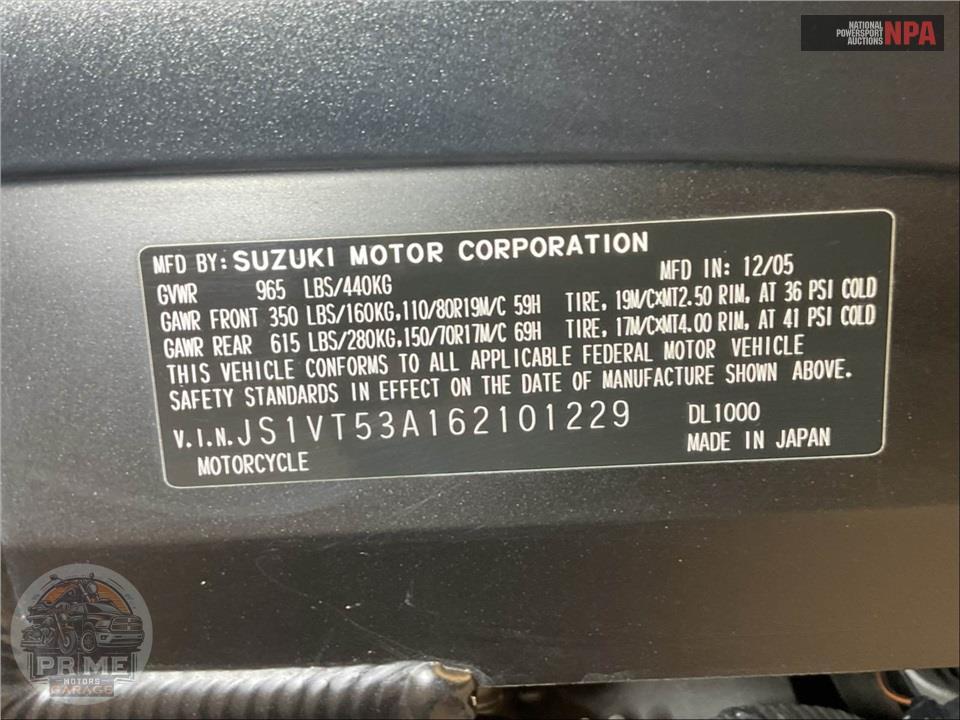 2006 Suzuki DL1000K6 V-STROM — фото 37