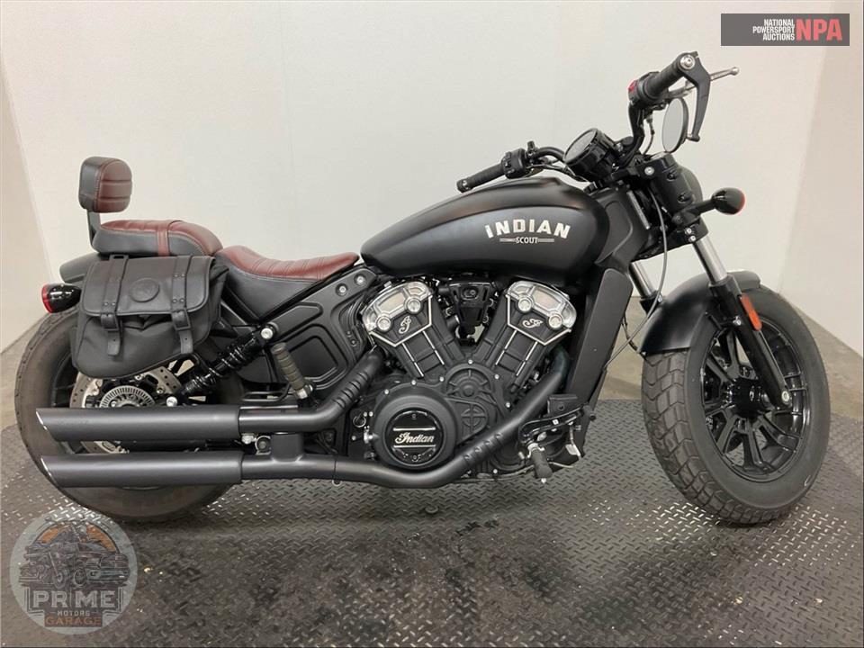 2021 Indian Motorcycle SCOUT BOBBER (ABS, BLACK SMOKE) — фото 1