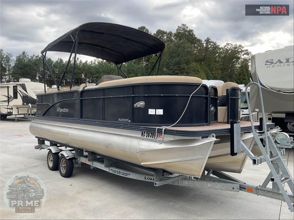 2020 Manitou Pontoon 23 STANDARD VP AURORA LE SERIES L=24/E=1 140HP SUZ OB — фото 1