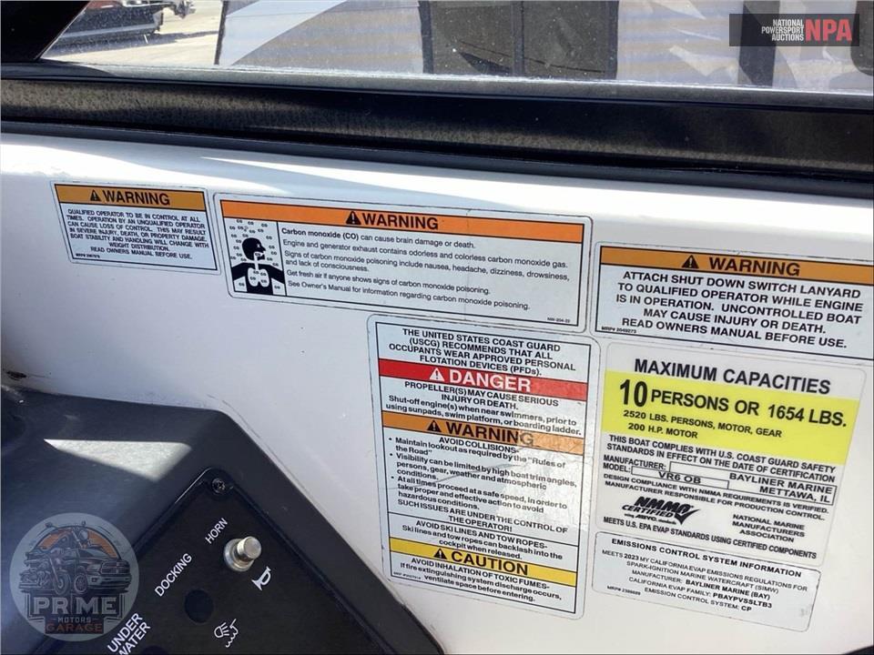 2023 Bayliner Marine VR6 BR(*)BOW RIDER SERIES L=22/E=1-150HP MERCURY — фото 6