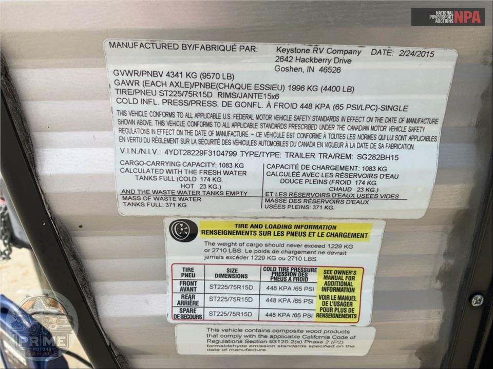 2015 Keystone Rv M-282 BH - SPRINGDALE SERIES — фото 42