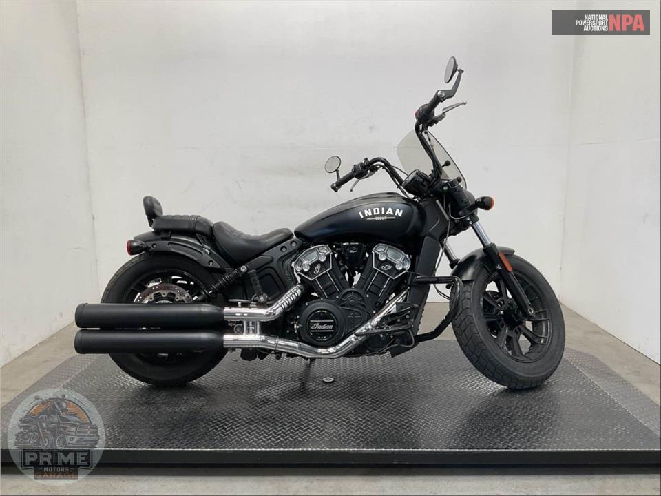 2021 INDIAN MOTORCYCLE SCOUT BOBBER (ABS, BLACK SMOKE)