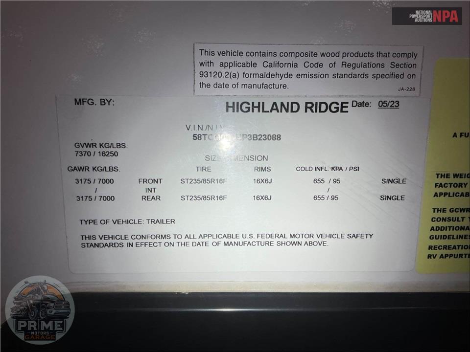 2023 Highland Ridge Rv M-395BHS - OPEN RANGE FIFTH WHEEL SERIES — фото 48