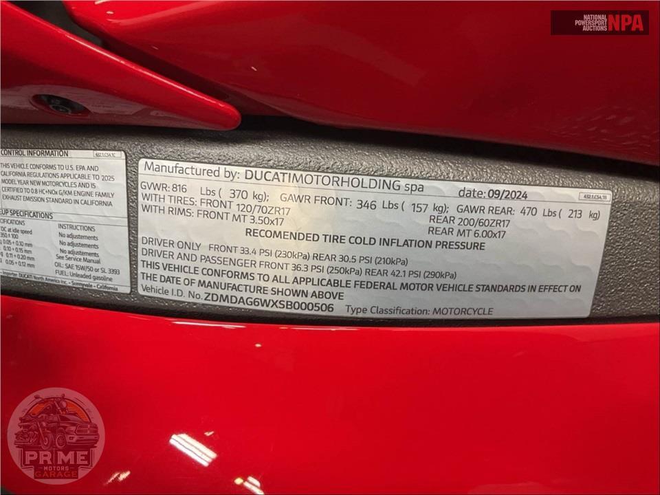 2025 Ducati PANIGALE V4 S — фото 15