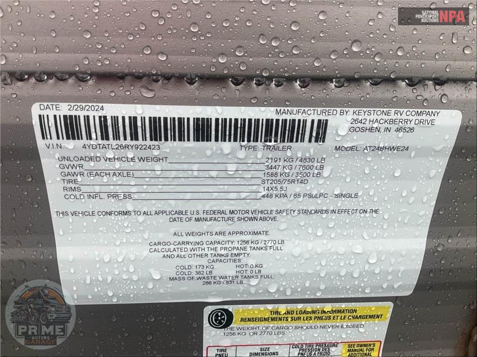 2024 Aspen Trail M-24BHWE - LE SERIES — фото 28