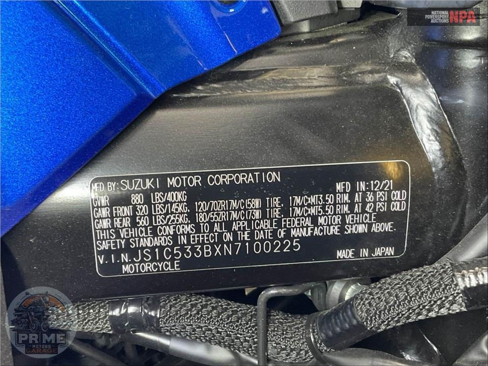 2022 Suzuki GSX-S750ZAM2 (ABS) — фото 22