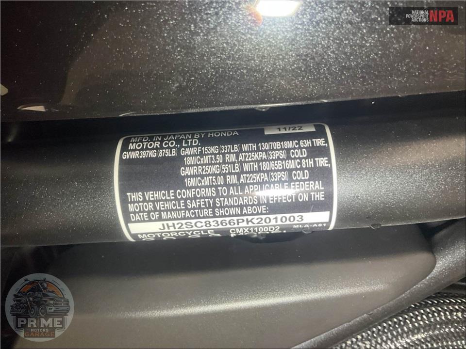 2023 Honda CMX1100D2 REBEL 1100T DCT — фото 21