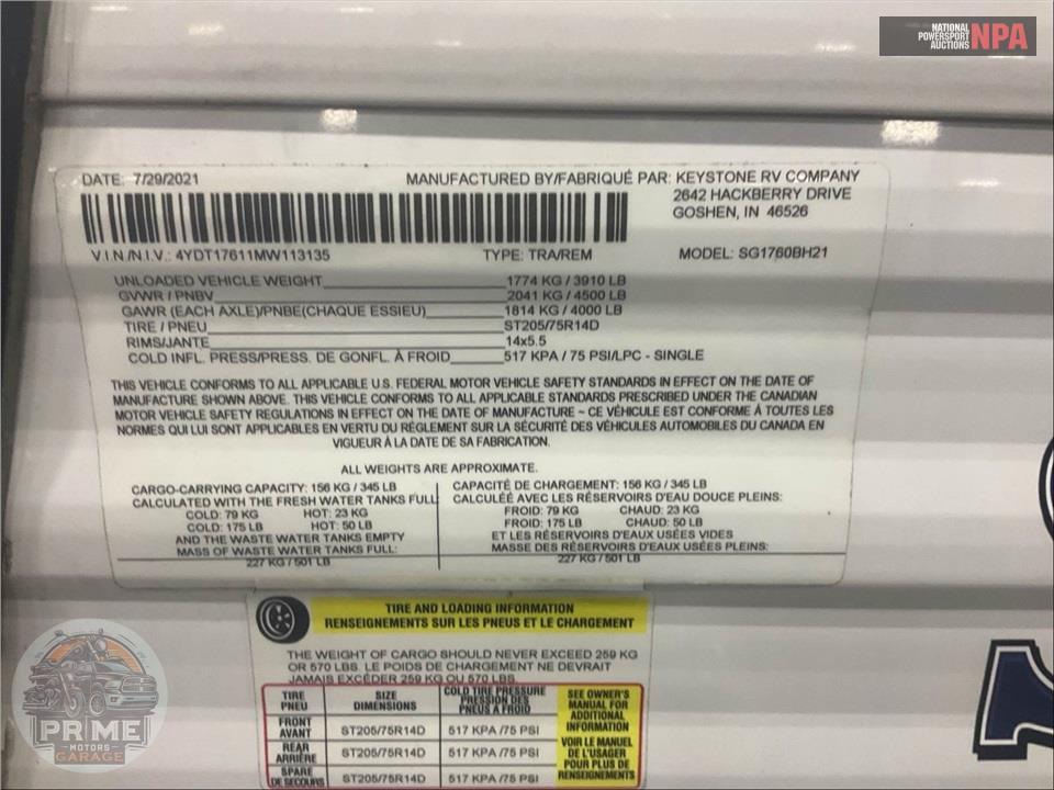 2021 Keystone Rv M-1760 BH  SPRINGDALE SERIES — фото 41