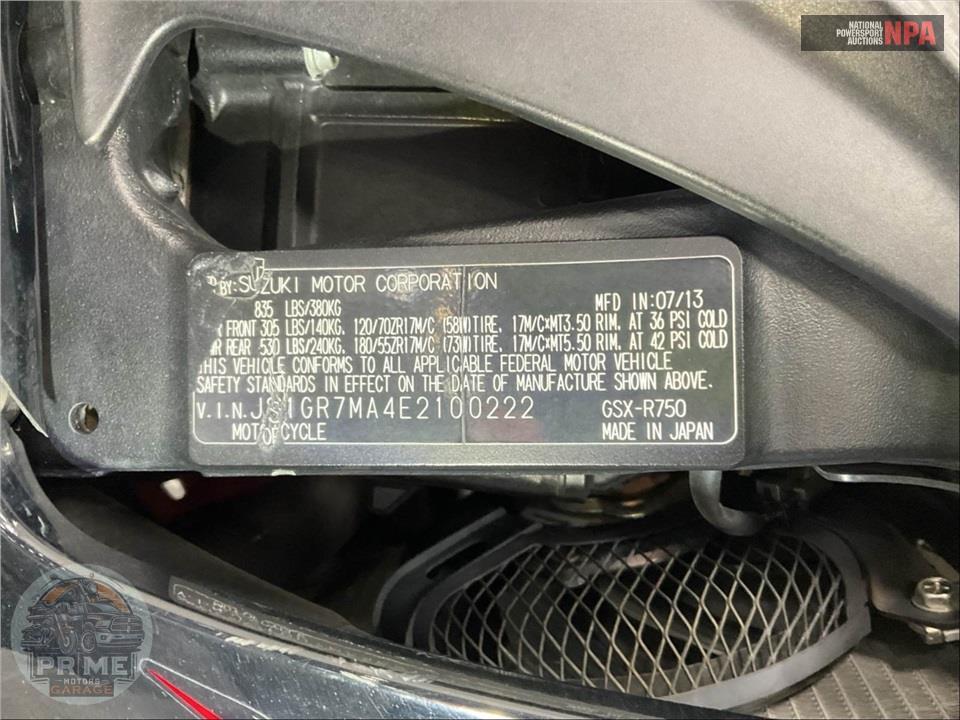 2014 Suzuki GSX-R750L4 — фото 43