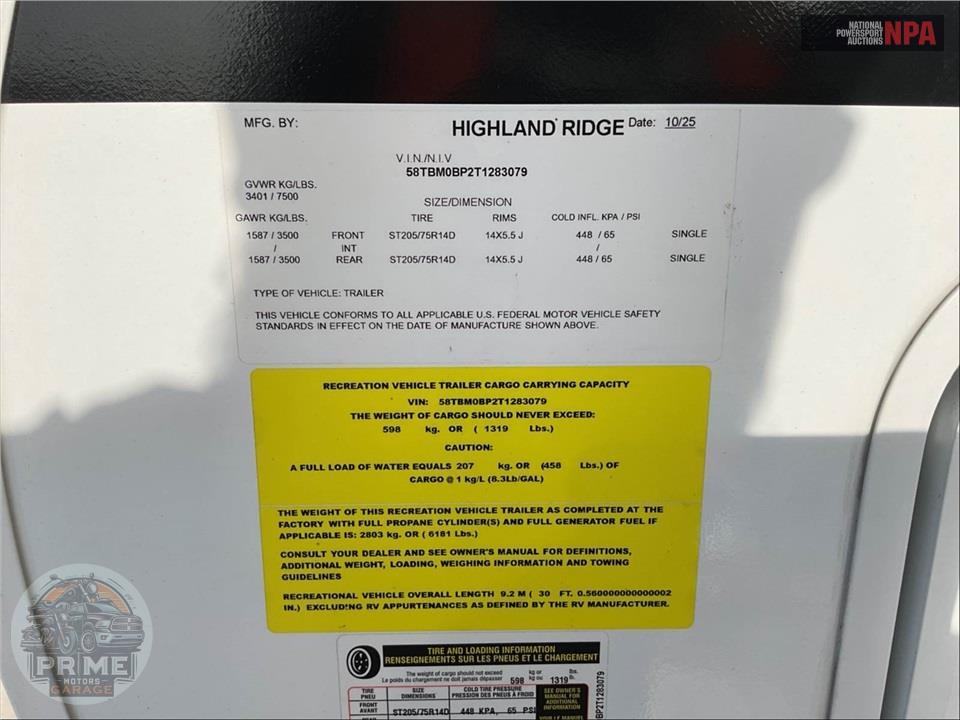 2026 Highland Ridge Rv M-250RBL - RANGE LITE SERIES — фото 32