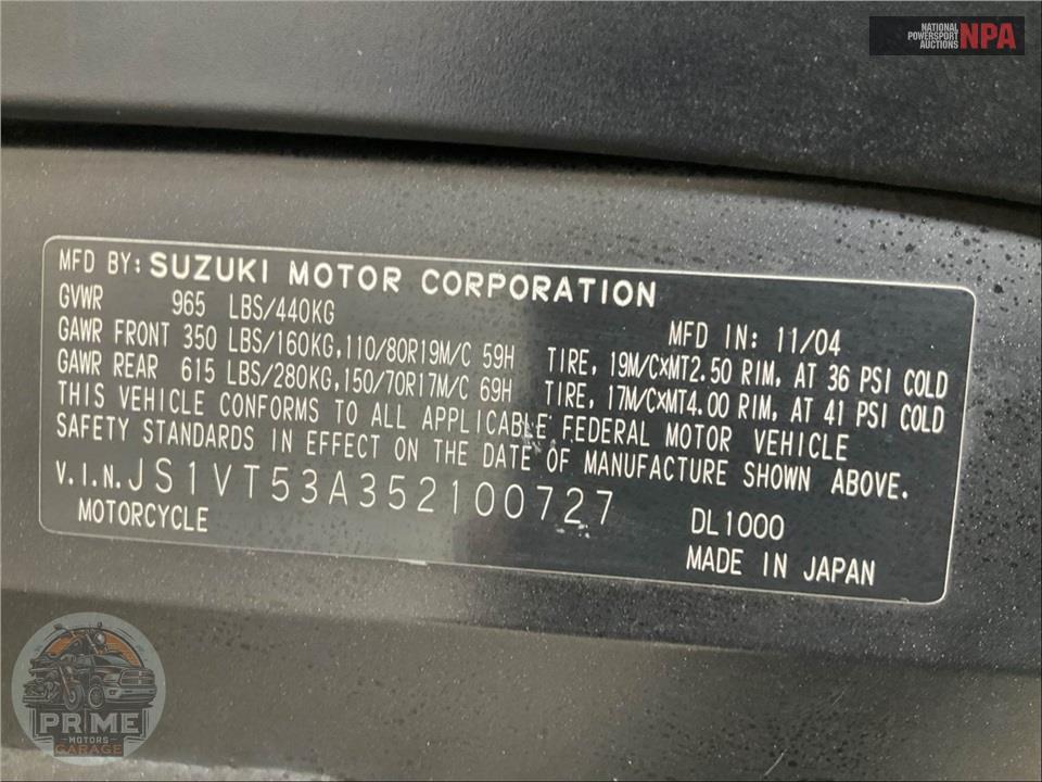 2005 Suzuki DL1000K5 V-STROM — фото 34