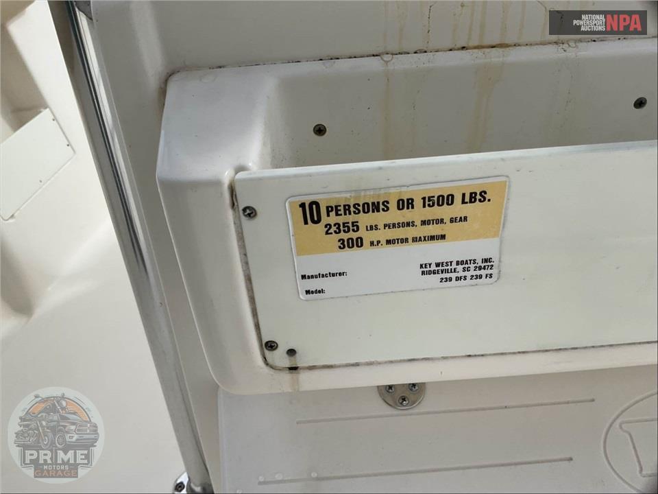 2016 Key West Boats 239 FS L=24/E=1-250HP SUZUKI OB — фото 6