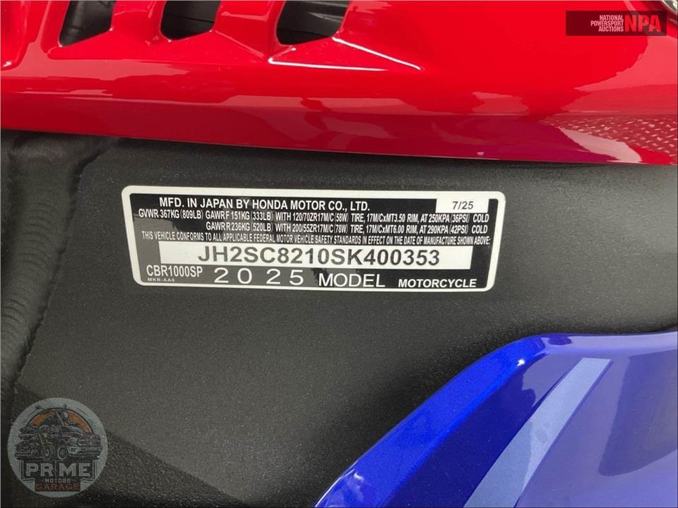 2025 Honda CBR1000RR-R FIREBLADE SP — фото 17