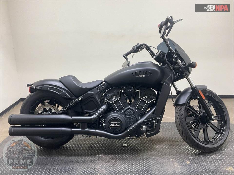 2024 Indian Motorcycle SCOUT ROGUE (ABS, BLACK METALLIC) — фото 1