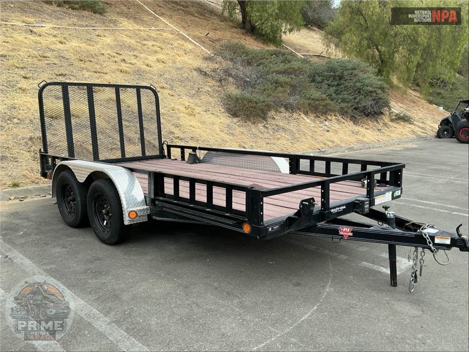 2022 Pj Trailer 1U18- 83" CHANNEL UTILITY — фото 1