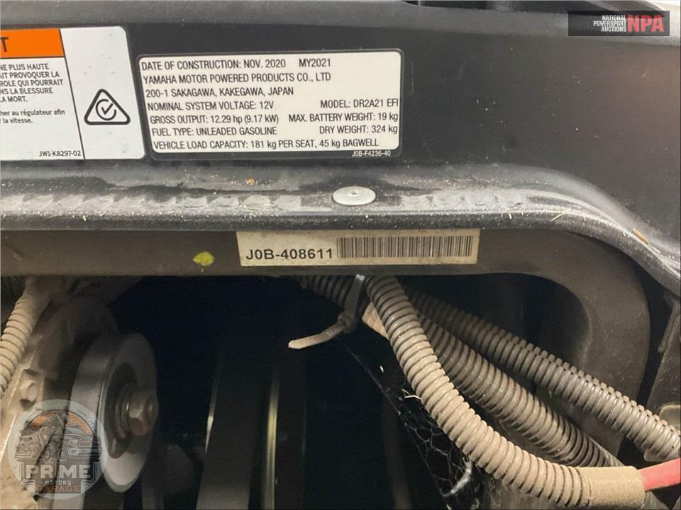 2021 Yamaha DR2AV1XFI FLEET — фото 11