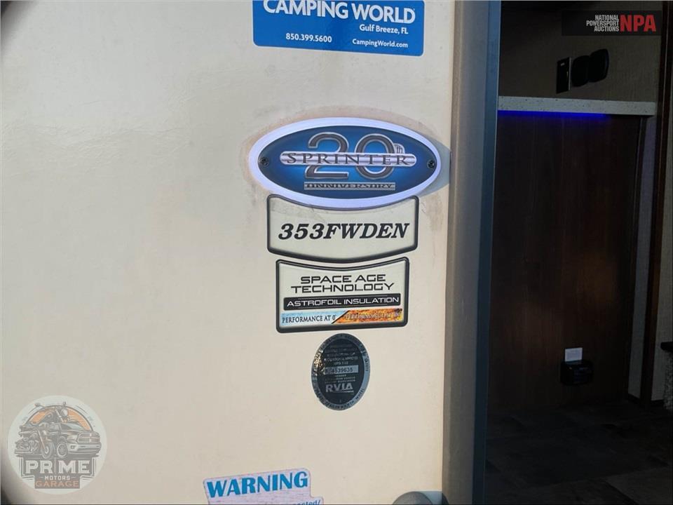 2017 Keystone Rv M-353 FWDEN SPRINTER FIFTH WHEEL SERIES — фото 5