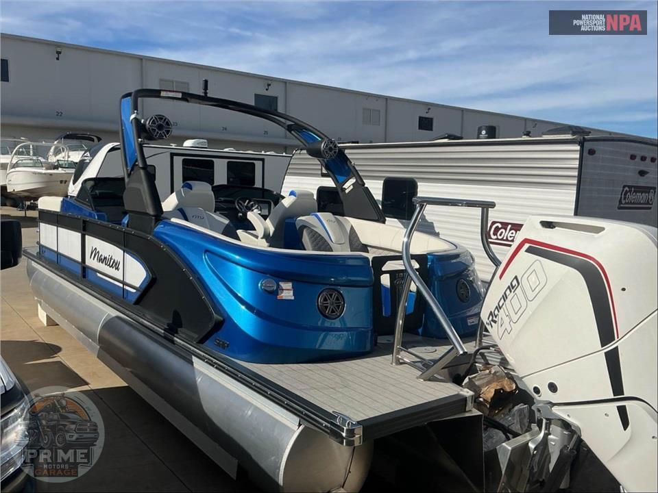 2025 Manitou Pontoon 25 RFX SHP DL-MERCURY JS LX SERIES L=27/E=1 400HP MERC OB — фото 3