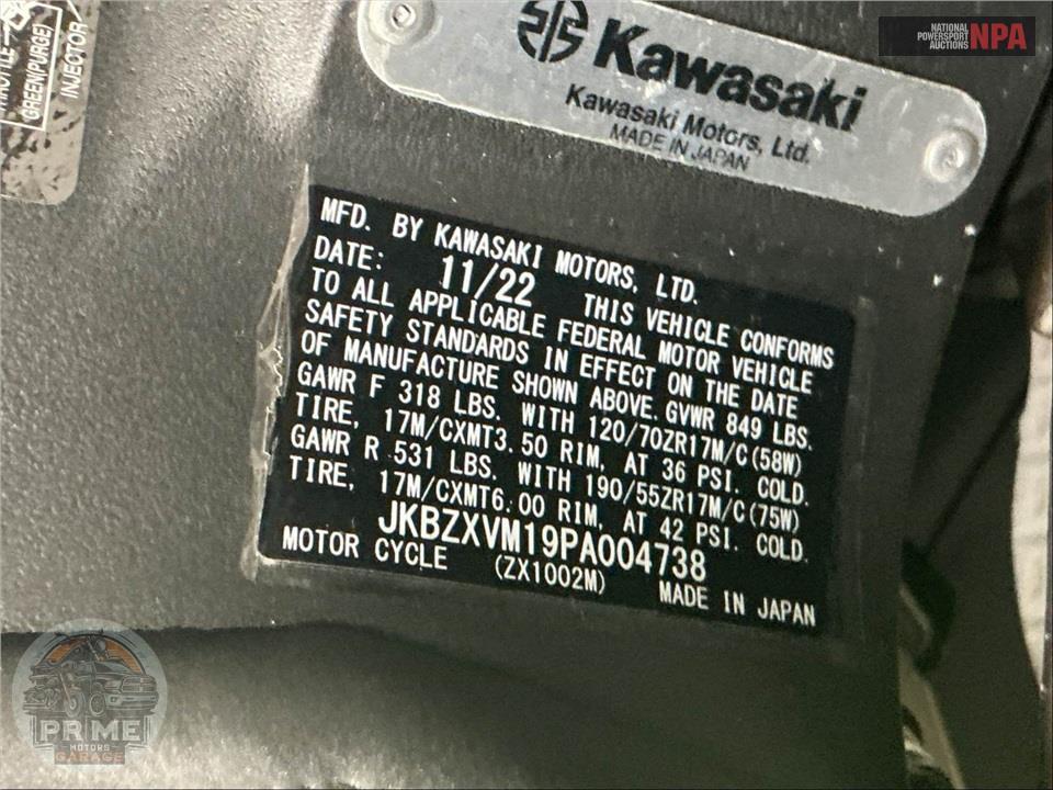 2023 Kawasaki ZX1002MPFAL NINJA ZX-10R — фото 25